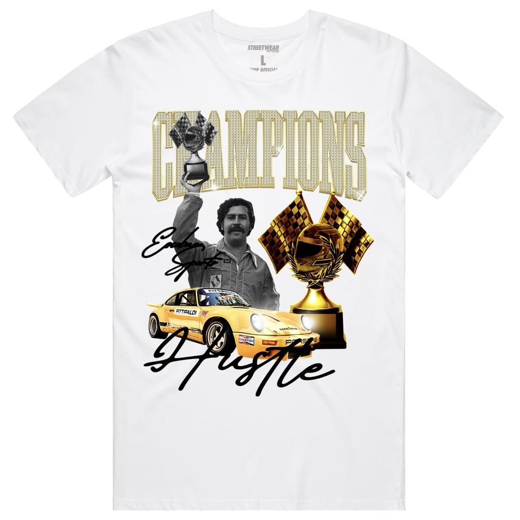 Streetwear Official Racing Champion Tee (White)