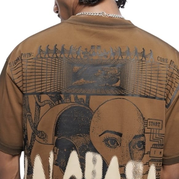Valabasas Cyber Tee (Brown) VLBS-VT1-1086