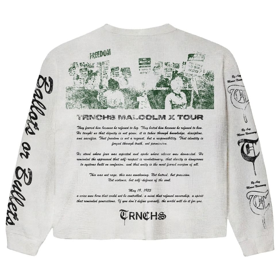 Trnchs X Malcom Crewneck (White) TC-S26-6012