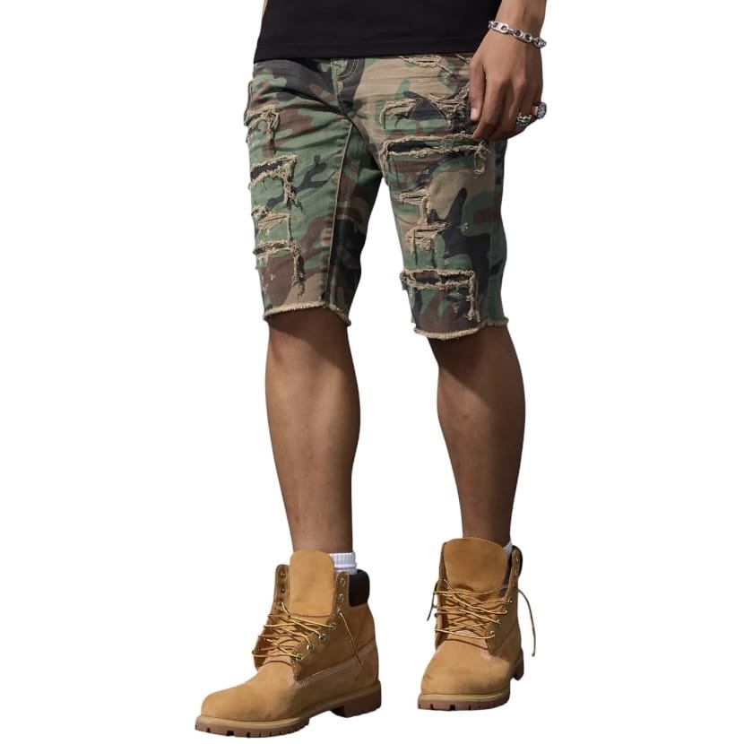 Jordan Craig OG Tulsa Camo Twill Shorts (Vintage Camo) J3228SC