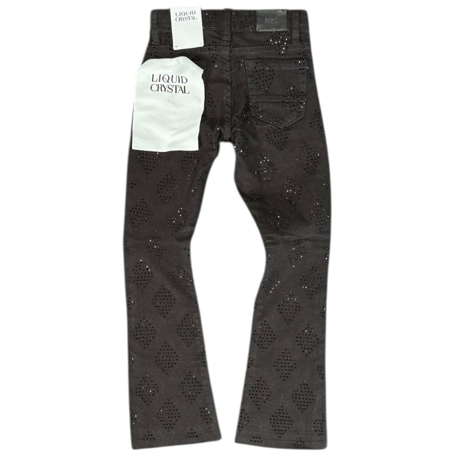 Kids Liquid Crystals Diamond Crystals Denim (Jet Black) JTF2317AKB