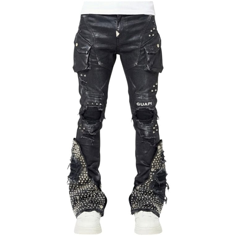 Guapi Coffin Arc Waxed Denim (Black)