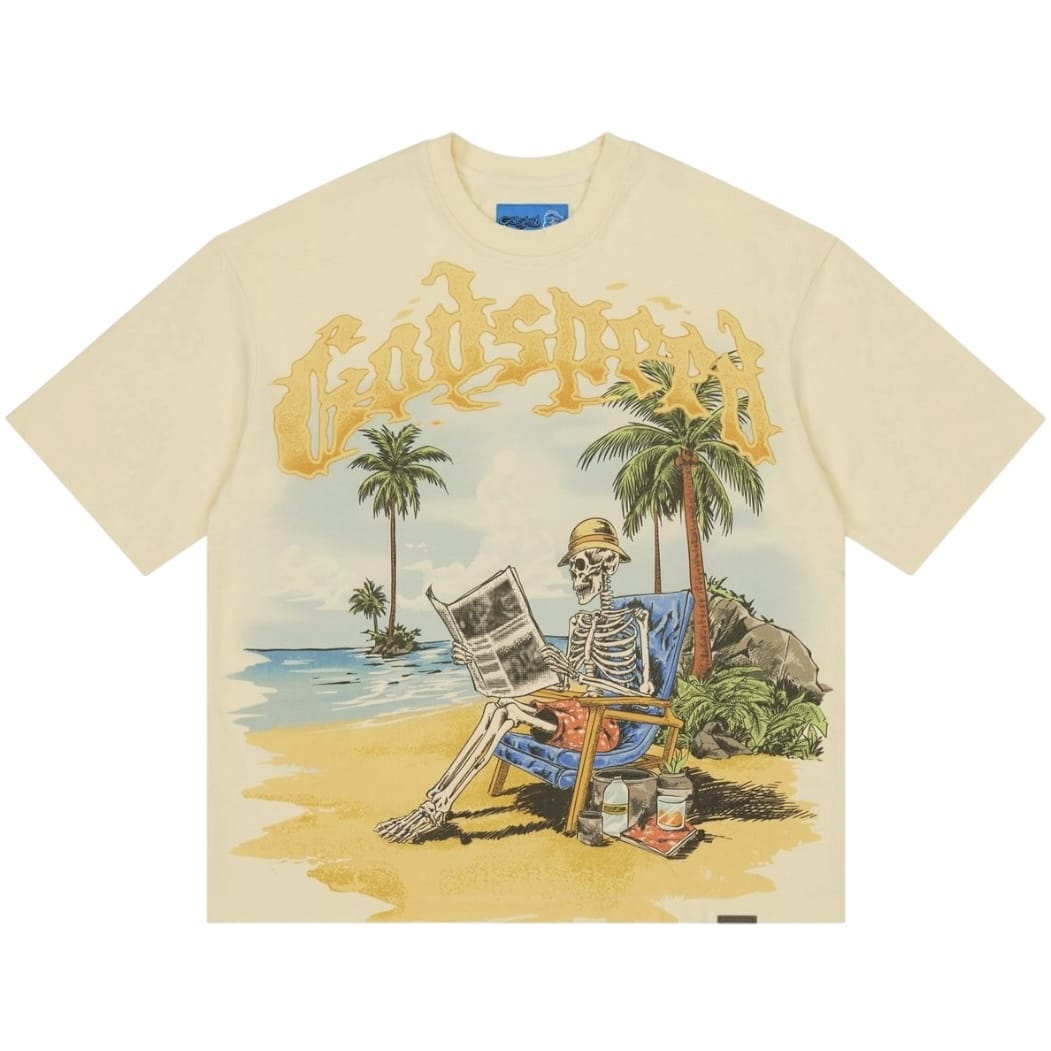 Godspeed Skeleton Beach II Tee (Bone)