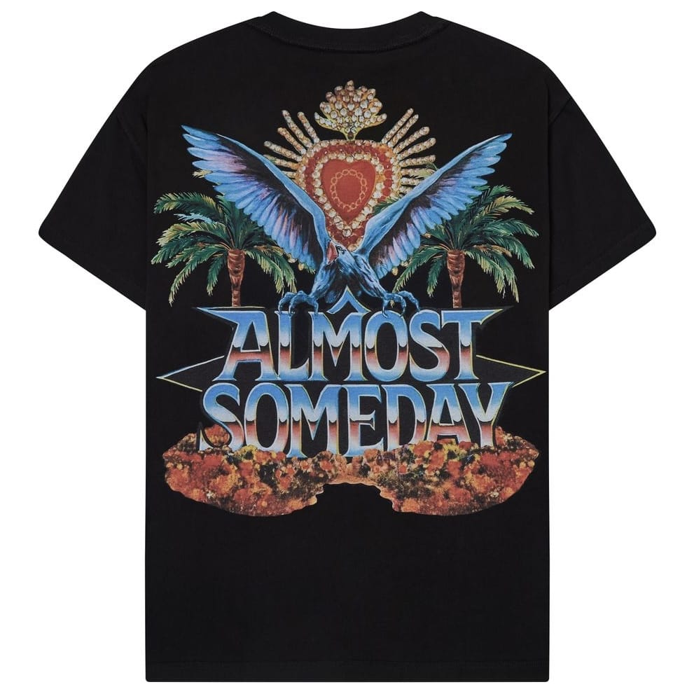 Almost Someday Sacred Heart Tee (Black) AS-S26-087