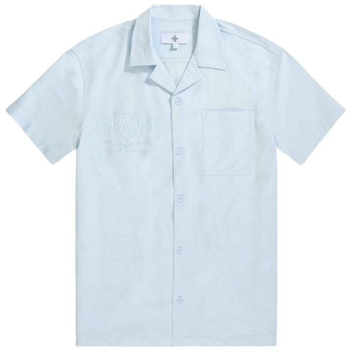See You In Paradise Club Shirt and Short Set (Light Blue)