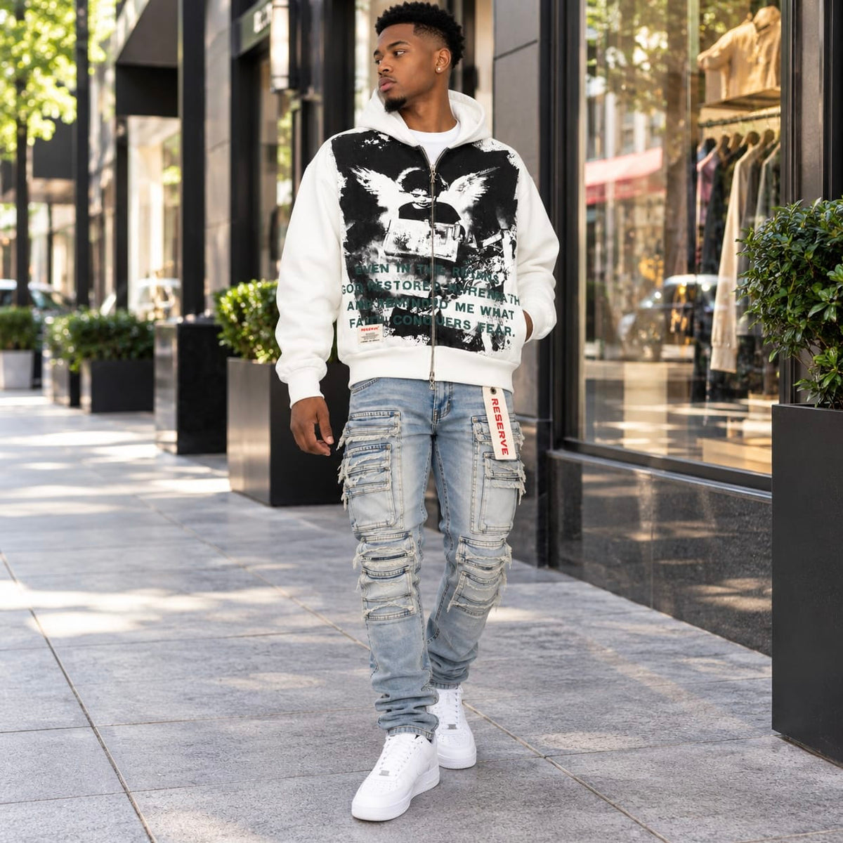 GFTD La 777 Hoodie (White)