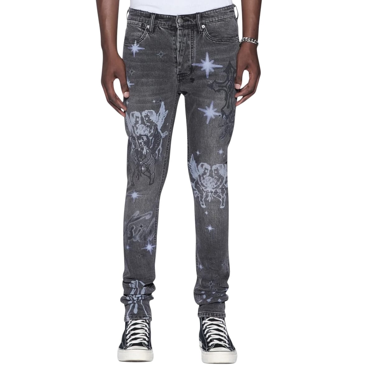 Ksubi Van Winkle Axl Cherub Jeans (Charcoal Grey) MSP26DJ050