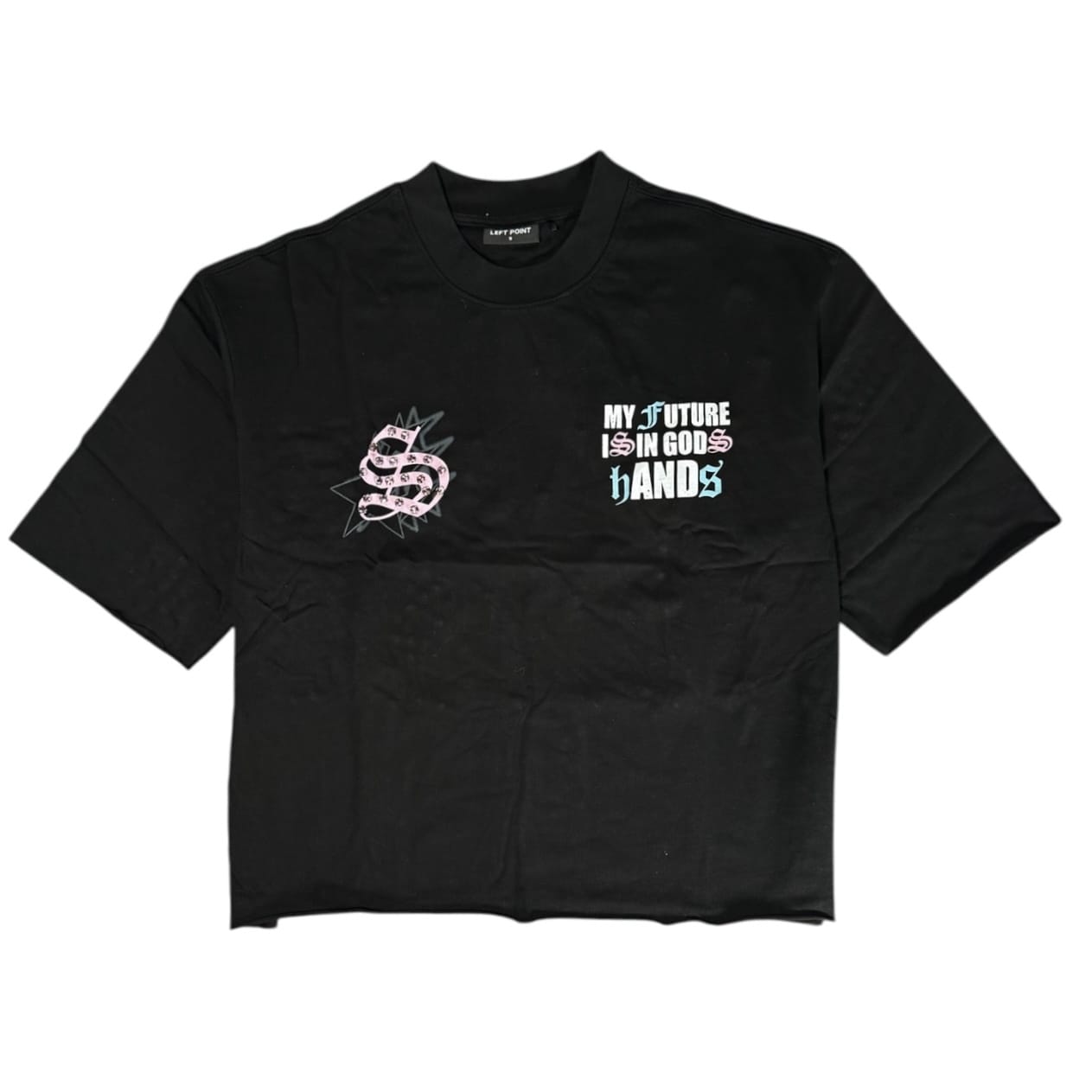 Left Point Future In God's Hand Tee (Black)