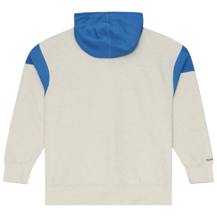 Mitchell & Ness Detroit Lions Retro Roots French Terry Hoodie (Cream/Blue)