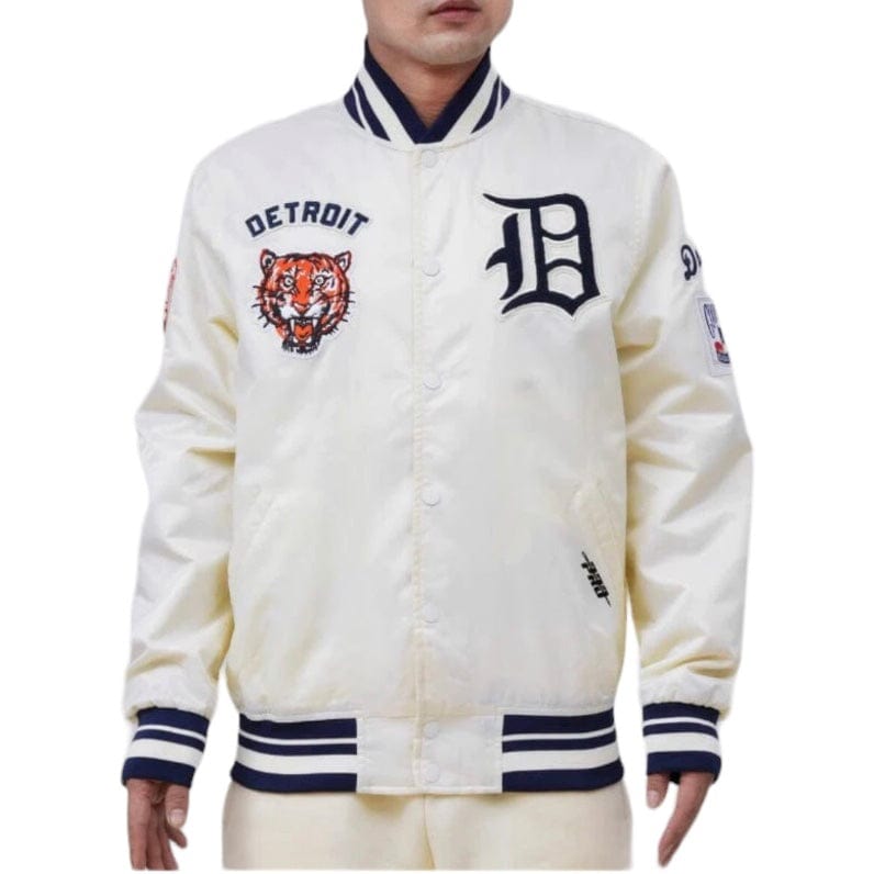 DETROIT TIGERS AOP SATIN JACKET (MIDNIGHT NAVY) – Pro Standard