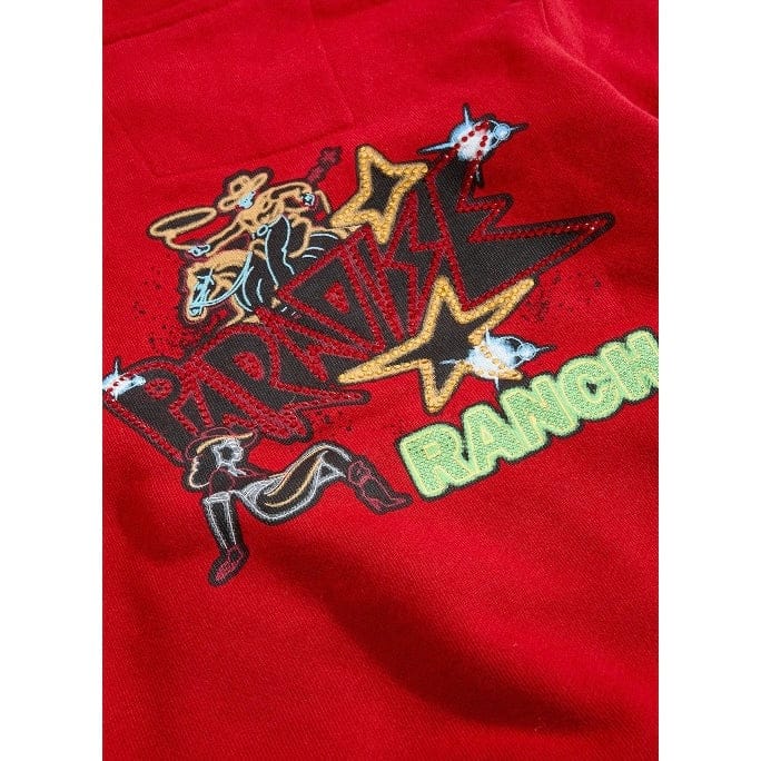 Kids See You In Paradise Ranch Pullover Hoodie (Red) 8263HK