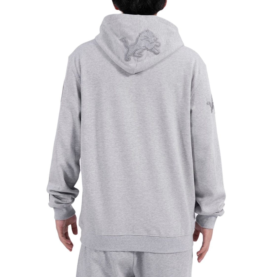 Pro Standard Detroit Lions Triple Tonal Dk Po Hoodie (Heather Grey)