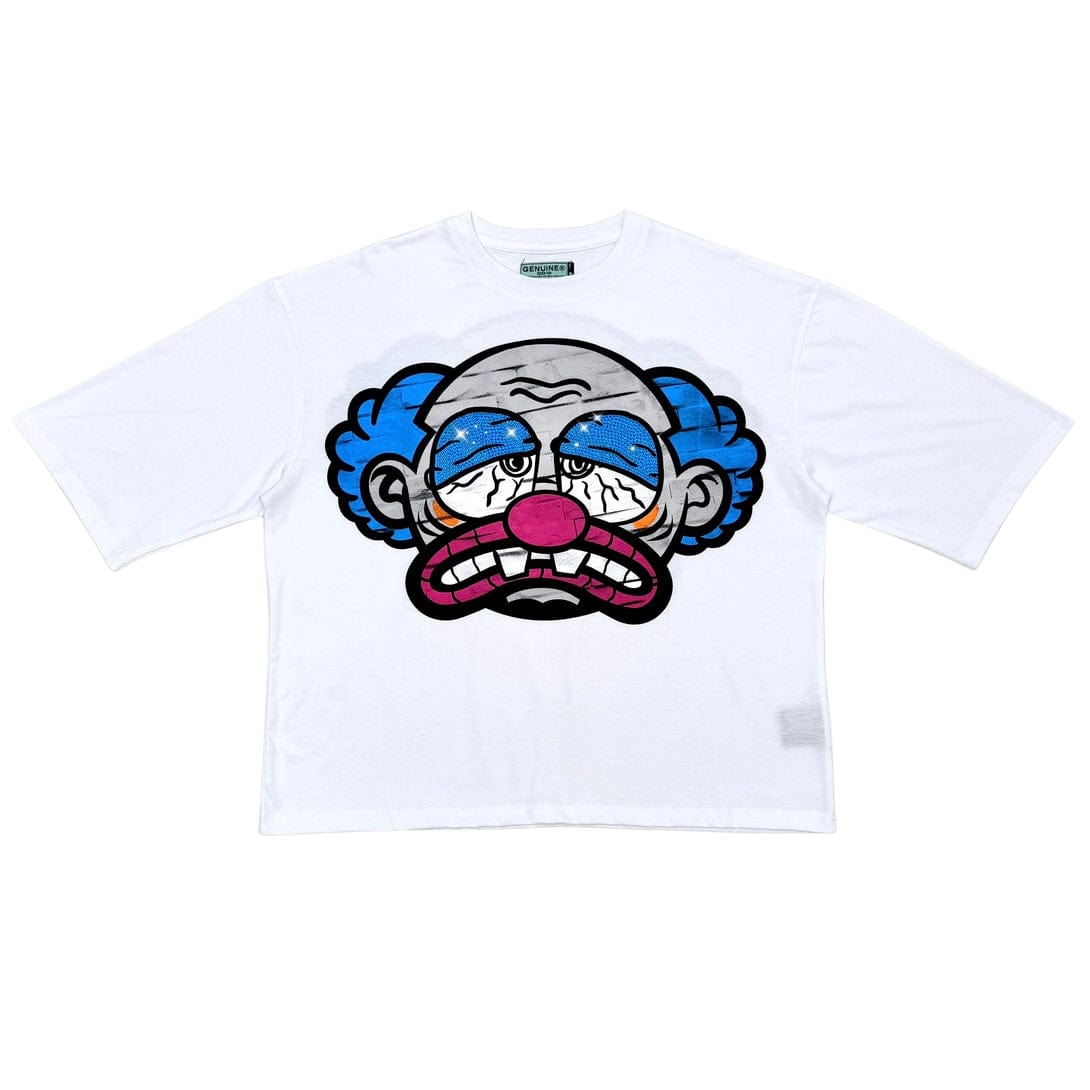 Genuine Sad Clown T Shirt (White) GN6263-WHT