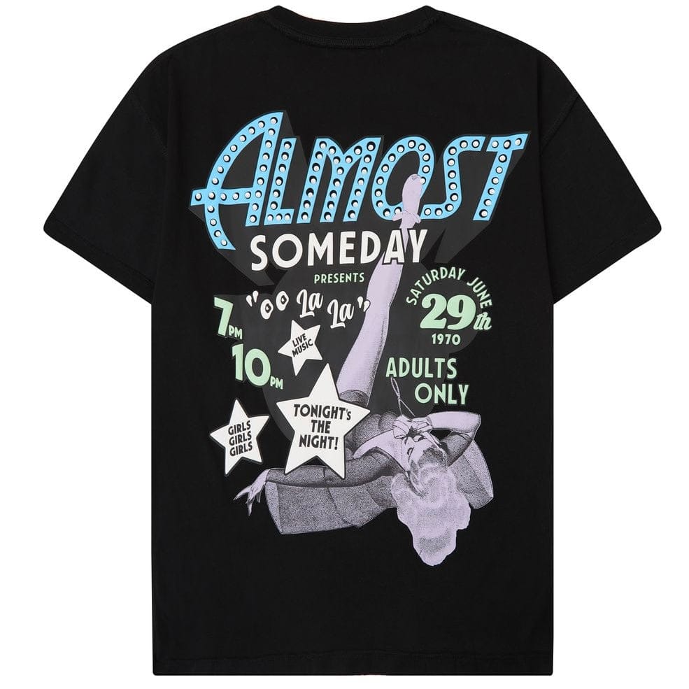 Almost Someday Showgirl Tee (Black) AS-S26-010
