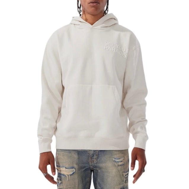 Jordan Craig Paradise Tonal Pullover Hoodie (Bone) 8862H