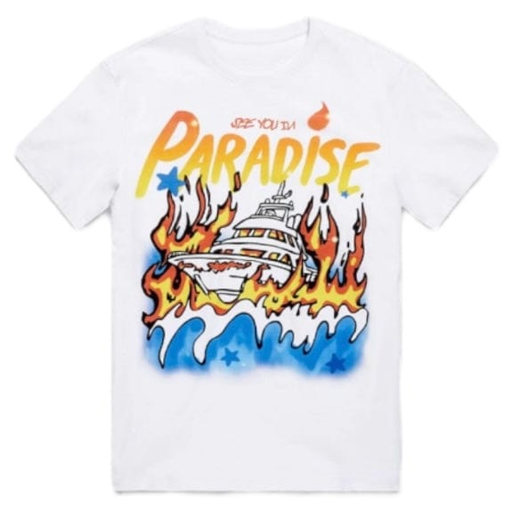 Jordan Craig Burn The Boats T Shirt (White) 9202A