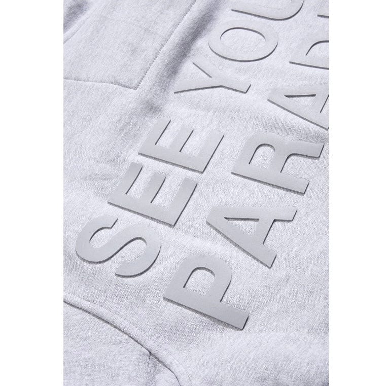 See You In Paradise Tonal Zip Up Hoodie (Heather Grey) 8863H