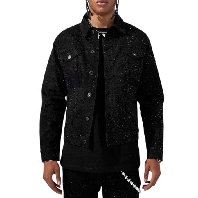 Jordan Craig Magic City Denim Trucker Jacket (Jet Black) JJ2340A