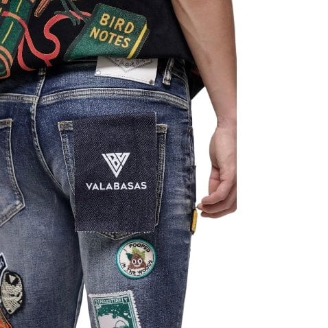 Valabasas Axis Stacked Denim (Blue Wash) VLBS-VJ3-1109