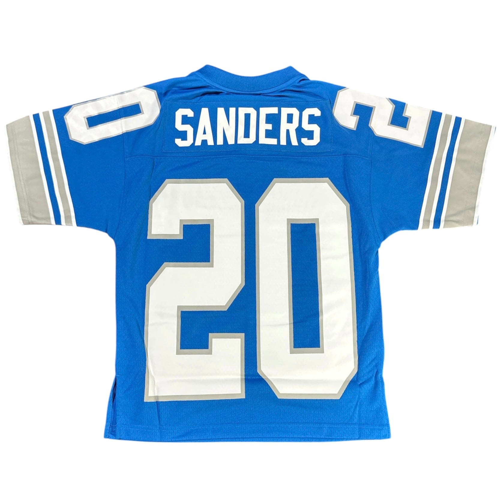 Mitchell Ness Nfl Detroit Lions Maxxed Out Fashion Football Jersey (Blue)