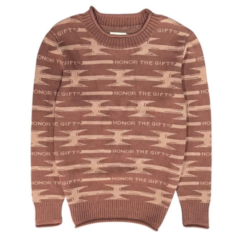 Honor The Gift H Wire Knit Sweater (Brown) HTG230351