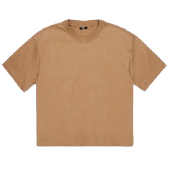 Jordan Craig Burbank Cropped Boxy T Shirt (Mocha) 9152A