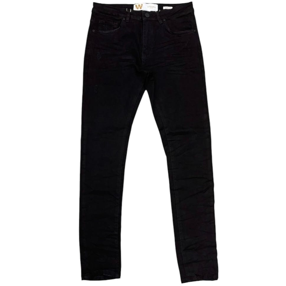 W Skinny Fit Denim (Jet Black) M8172D-JB