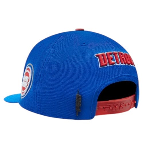 Pro Standard Detroit Pistons Mashup Wool Snapback (Royal Blue)