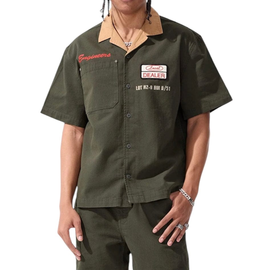 Jordan Craig The Re-Up Mechanic Shirt (Dark Green) 2051