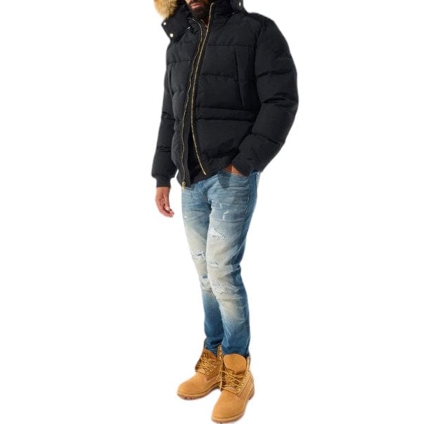 Jordan Craig Cross Bay Bomber Jacket (Black) 91630