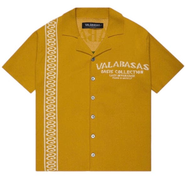 Valabasas Los Palmas Woven Button Down (Yellow) VLBSWB003