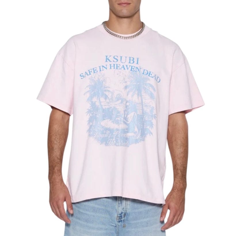 Ksubi Paradiso Ekcess SS Tee (Ice Quartz Pink) MPF25TE004