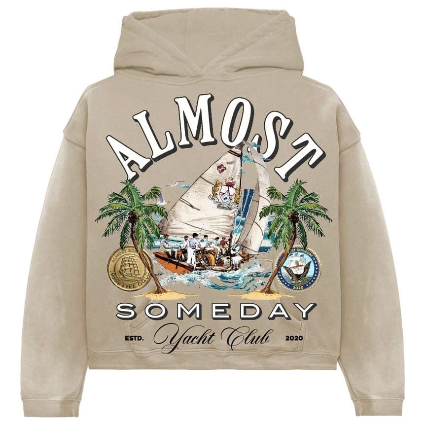 Almost Someday Yacht Clue Hoodie (Sand) AS-S26-027