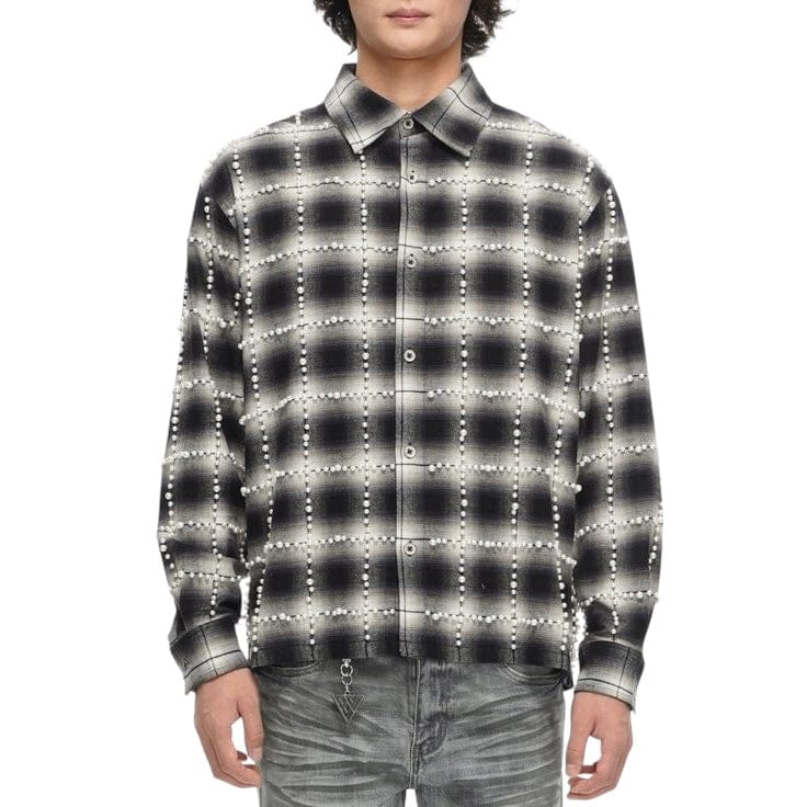 Valabasas Routine Button Down Shirt (Black) VLBS-VBD2-1012