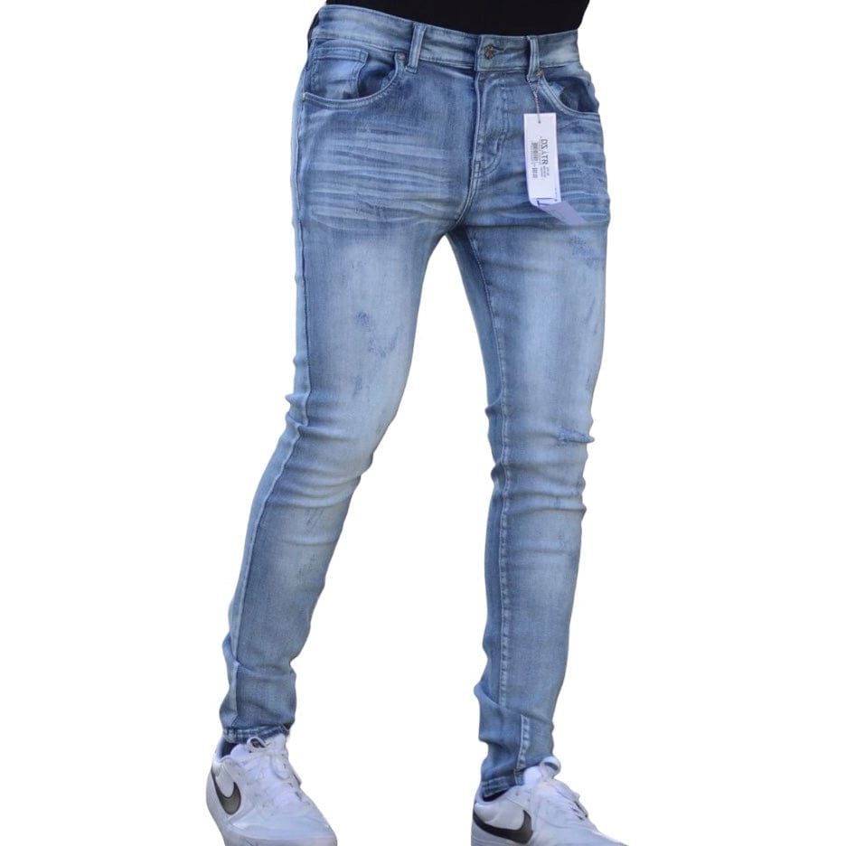 Premium Disaster Super Stretch Denim (Chalk Wash) DZTR-389