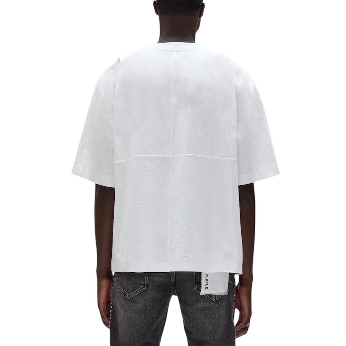 Purple Brand Force Majeure Tee (Brilliant White) M1057-TWFM325