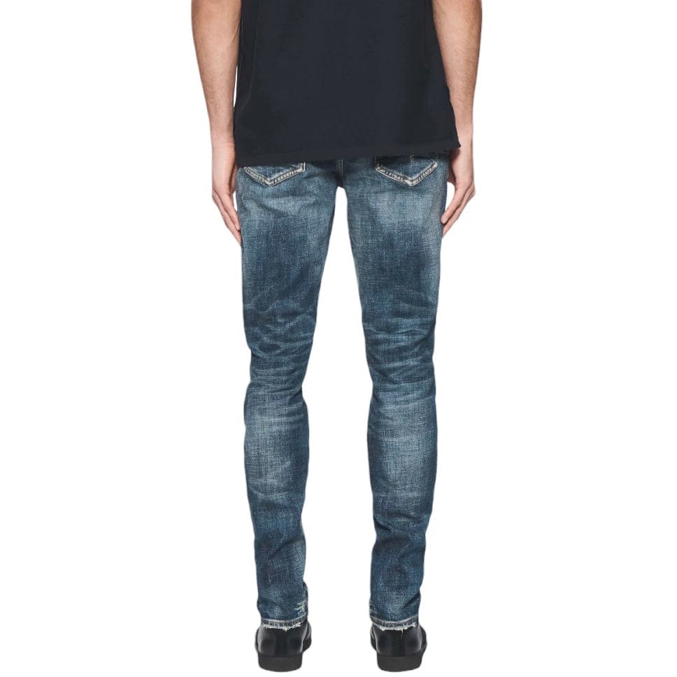 Purple Brand Skinny Perforated Denim (Dark Indigo) P001-SPFD424