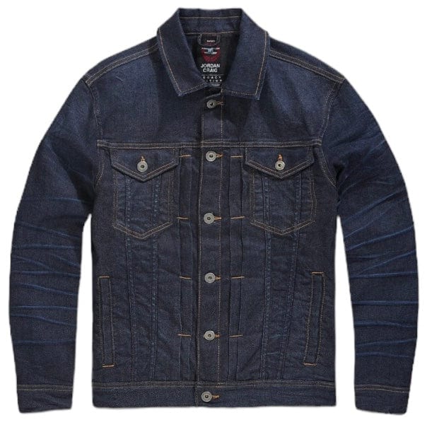 Jordan Craig Gaucho Denim Trucker Jacket (Dark Indigo) JJ1152