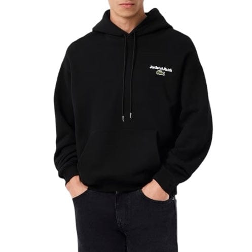 Lacoste Multi Print Fleece Hoodie (Black) SH5947-51