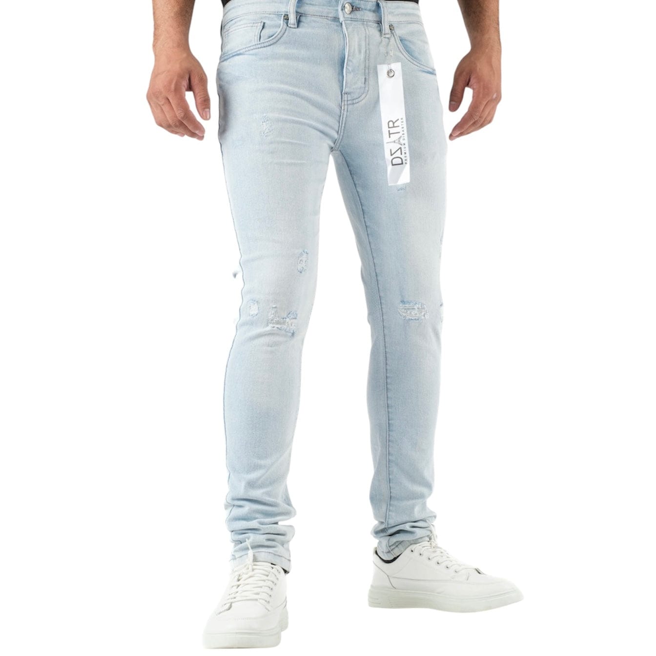 Premium Disaster Classic Super Stretch Denim (Ice Blue) DZTR-421
