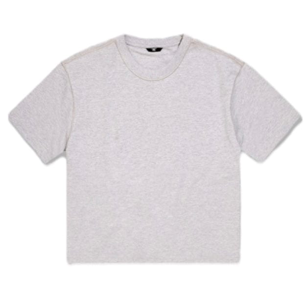 Jordan Craig Burbank Cropped Boxy T Shirt (Heather Grey) 9152A