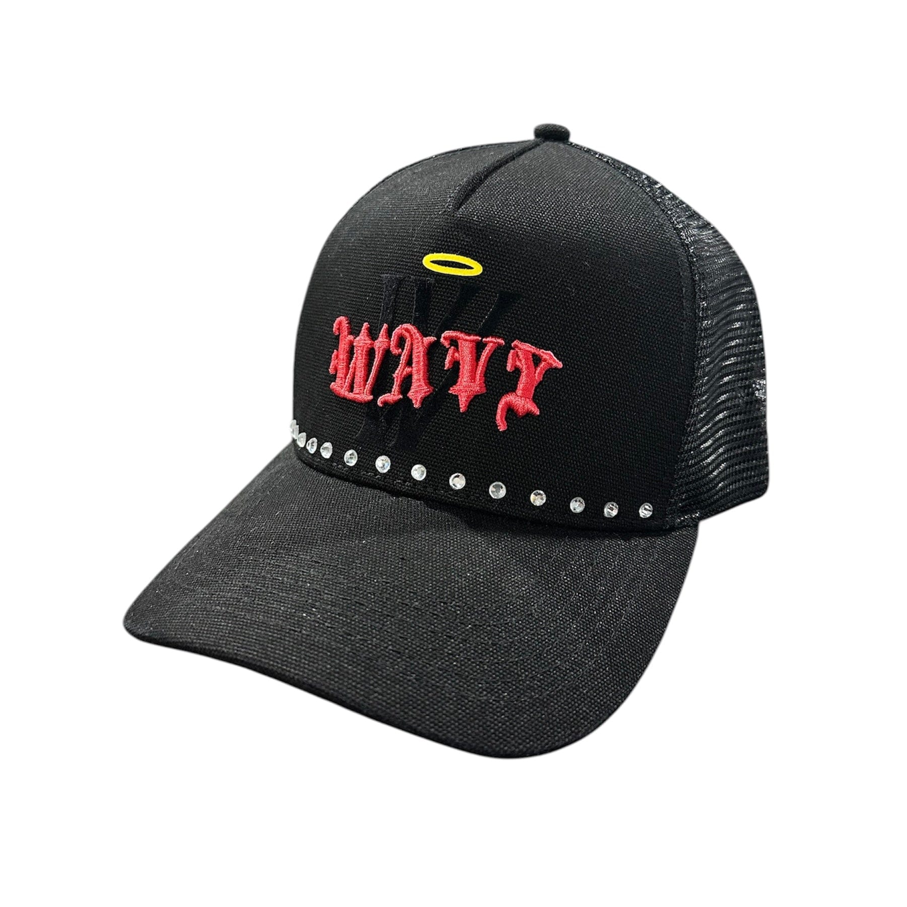 Mr. Wave District Trucker Hat (Black) WDS-H9001B