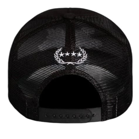 Field Grade Respectfully Twill Meshback Trucker Hat (Black) 1005025
