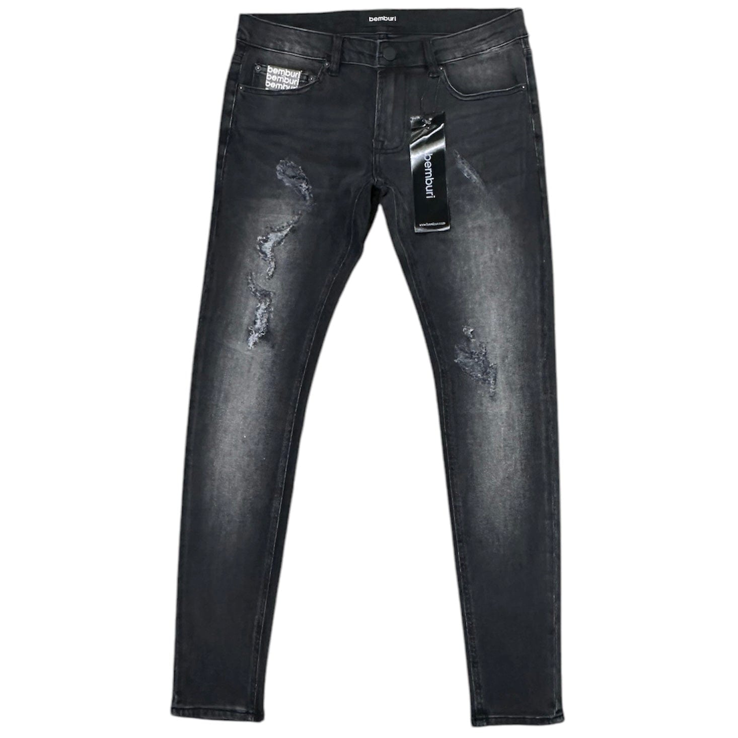 Bemburi Skinny Denim Jean (Dark Grey) BB-104B