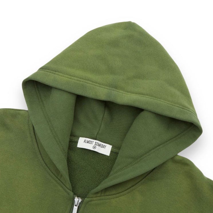 Almost Someday Endless Zipup Hoodie (Sun Fade Olive) AS-SP1-18