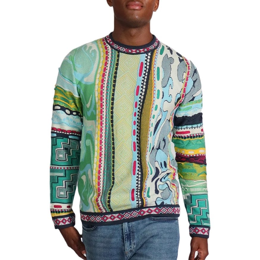 Coogi The Debut of the Coogi Art Collection Droplet Crewneck (Multi) C24102
