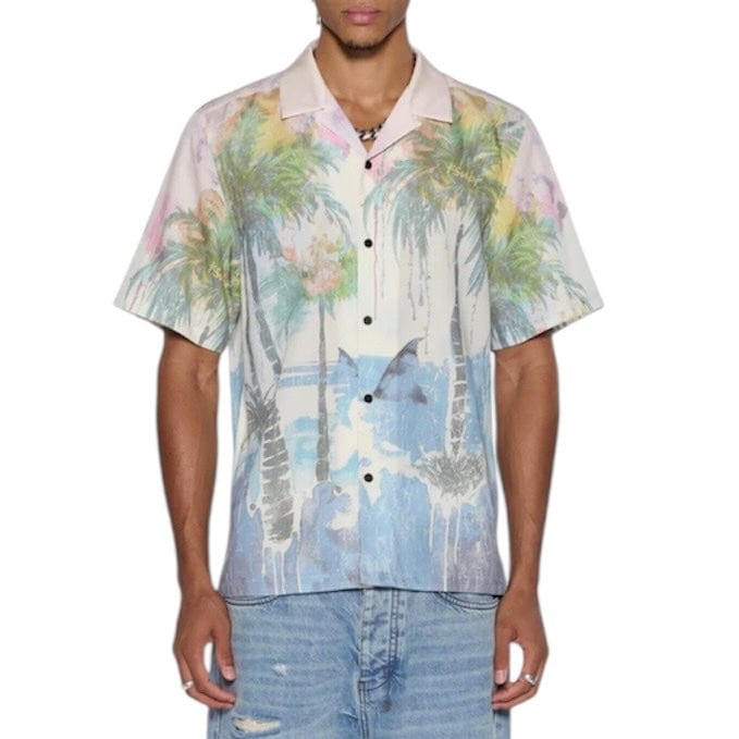 Ksubi Poolside SS Resort Shirt (Multi) MPF25SH005