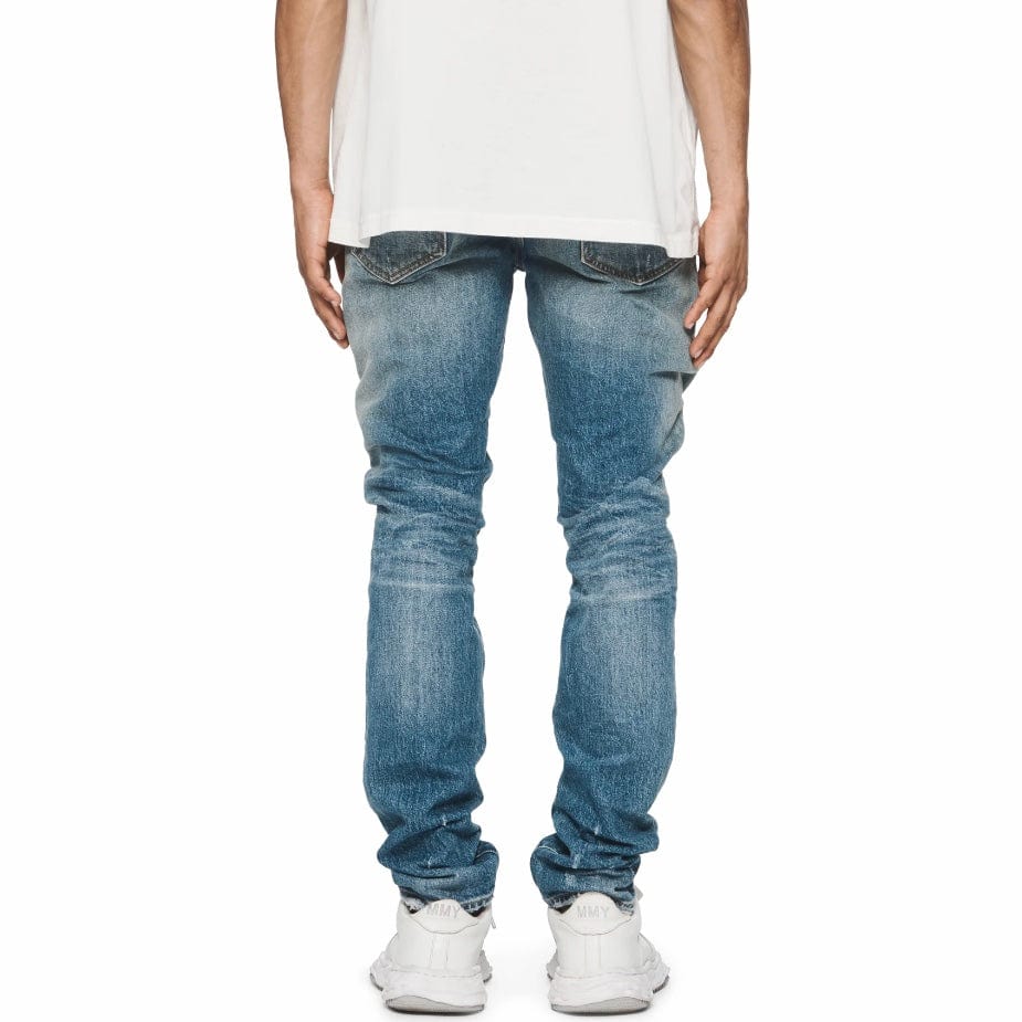 Purple Brand Thrashed Denim (Mid Indigo) P001-THMI224