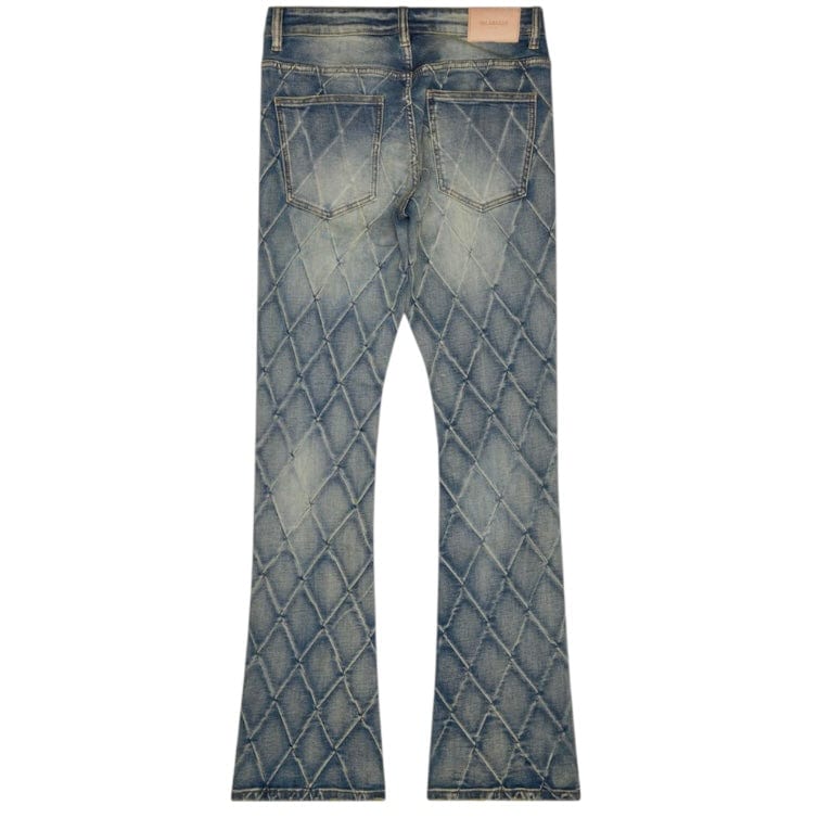 Valabasas Tired Stacked Denim Jean (Lt. Vintage Blue) VLBS-VJ3-1002
