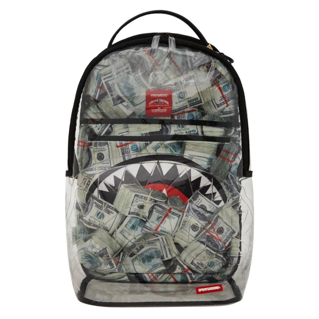 Sprayground Money Chomp Clear Backpack
